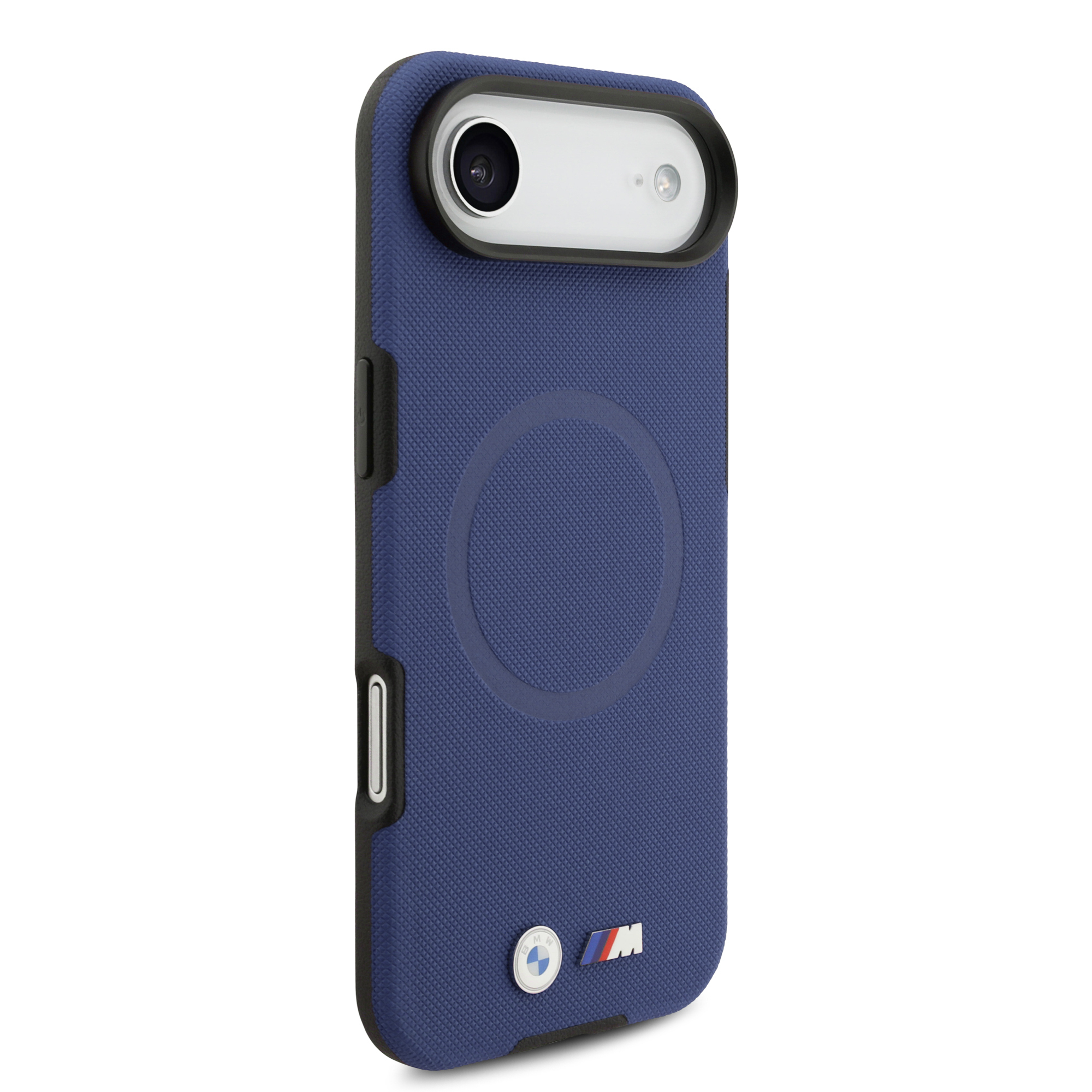 Apple iPhone 17 Air Kılıf BMW Orjinal Lisanslı M-safe Şarj Özellikli Metal Logolu Delikli M Dizayn Deri Kapak - 9