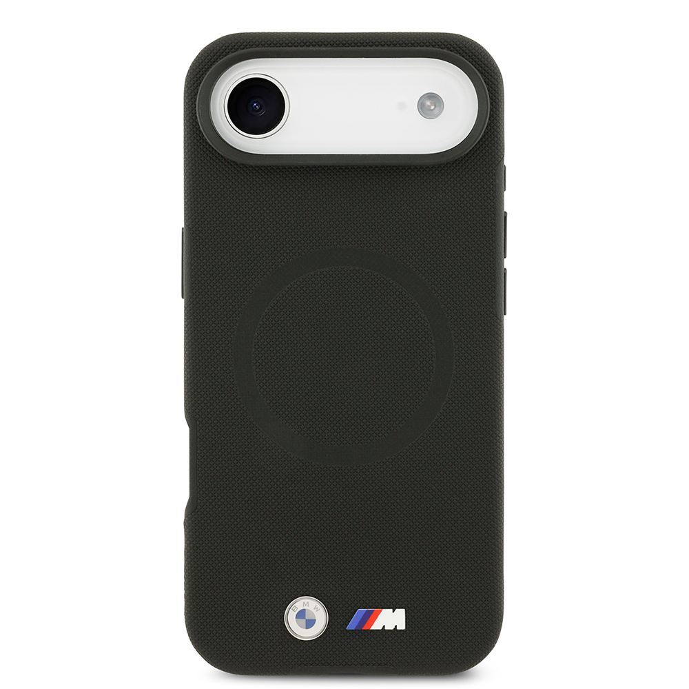 Apple iPhone 17 Air Kılıf BMW Orjinal Lisanslı M-safe Şarj Özellikli Metal Logolu Delikli M Dizayn Deri Kapak - 20