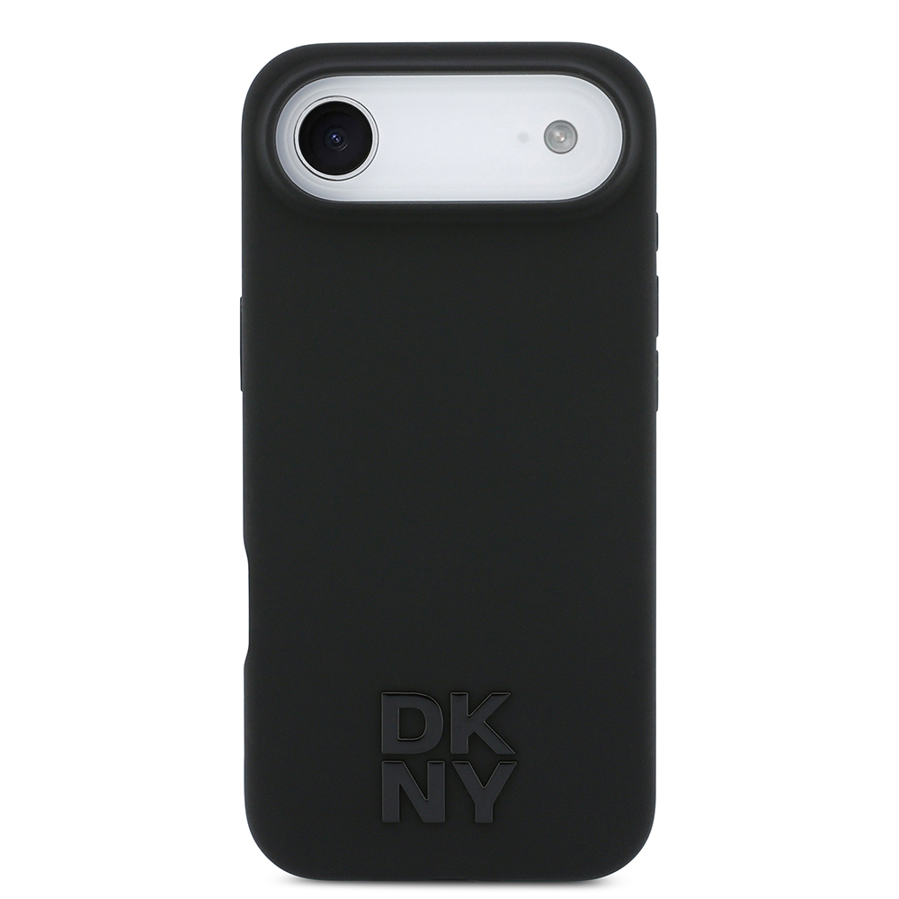 Apple iPhone 17 Air Kılıf DKNY Orjinal Lisanslı M-safe Şarj Özellikli Metal Logolu Silikon Kapak - 5