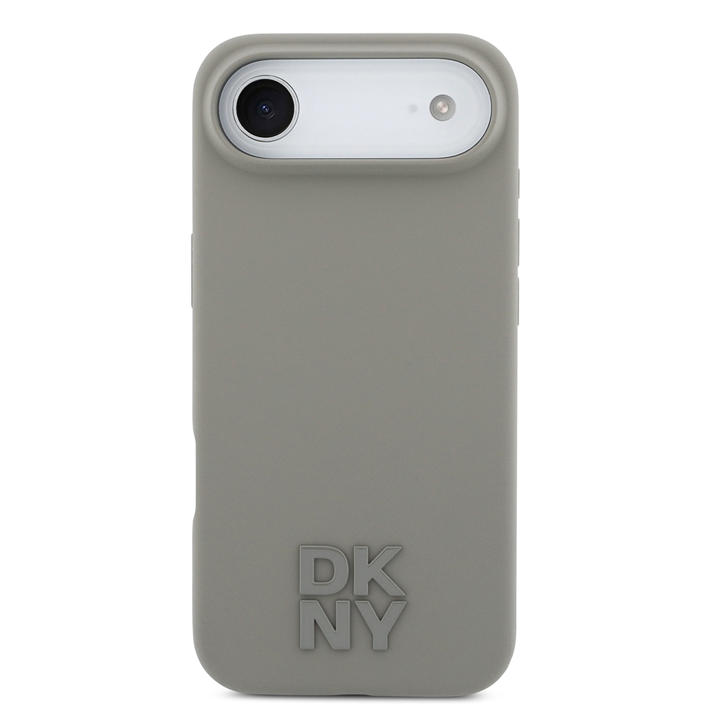 Apple iPhone 17 Air Kılıf DKNY Orjinal Lisanslı M-safe Şarj Özellikli Metal Logolu Silikon Kapak - 12