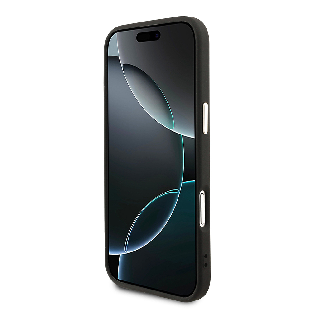 Apple iPhone 17 Air Kılıf Guess Orjinal Lisanslı 4G Büyük Metal Kamera Çerçeveli ve Logolu Glitter Kapak - 7