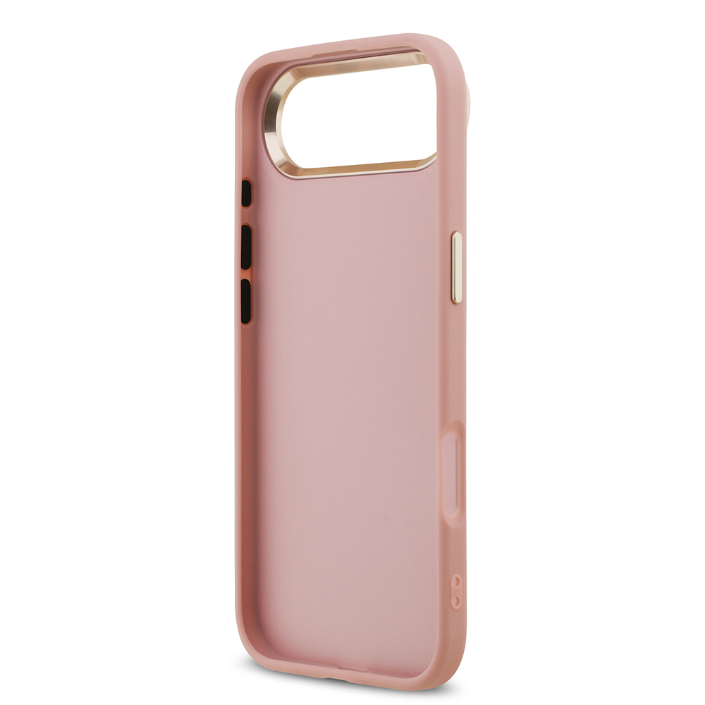 Apple iPhone 17 Air Kılıf Guess Orjinal Lisanslı 4G Büyük Metal Kamera Çerçeveli ve Logolu Glitter Kapak - 16