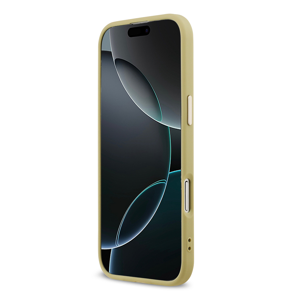 Apple iPhone 17 Air Kılıf Guess Orjinal Lisanslı 4G Büyük Metal Kamera Çerçeveli ve Logolu Glitter Kapak - 23