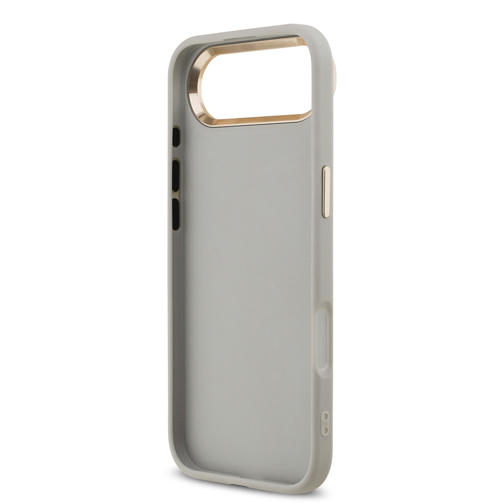 Apple iPhone 17 Air Kılıf Guess Orjinal Lisanslı 4G Büyük Metal Kamera Çerçeveli ve Logolu Glitter Kapak - 32