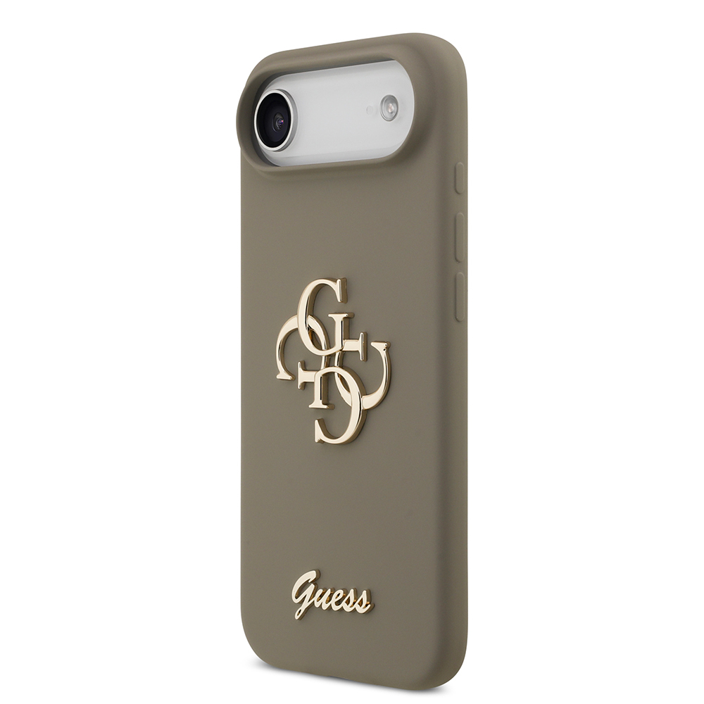 Apple iPhone 17 Air Kılıf Guess Orjinal Lisanslı Grained Yazı Logolu Kapak - 4