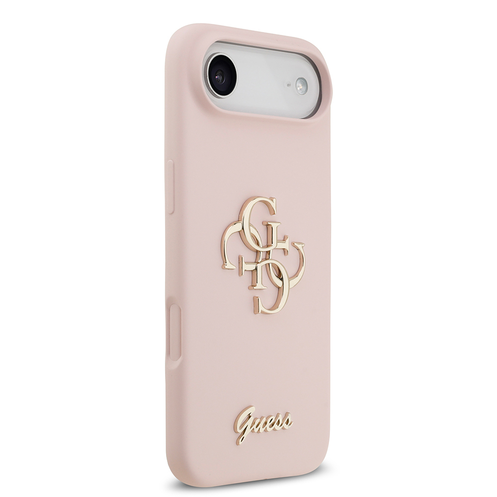 Apple iPhone 17 Air Kılıf Guess Orjinal Lisanslı Grained Yazı Logolu Kapak - 11