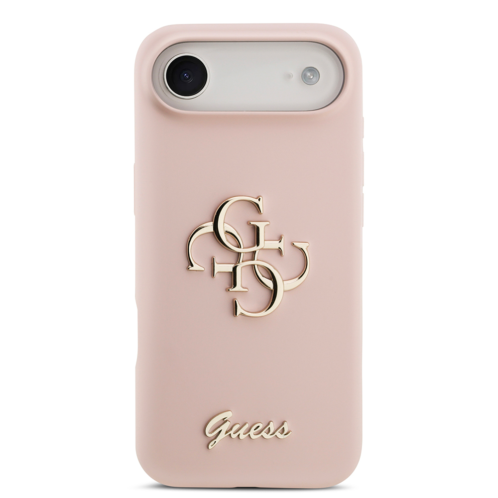 Apple iPhone 17 Air Kılıf Guess Orjinal Lisanslı Grained Yazı Logolu Kapak - 12