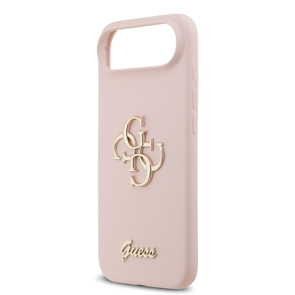 Apple iPhone 17 Air Kılıf Guess Orjinal Lisanslı Grained Yazı Logolu Kapak - 15
