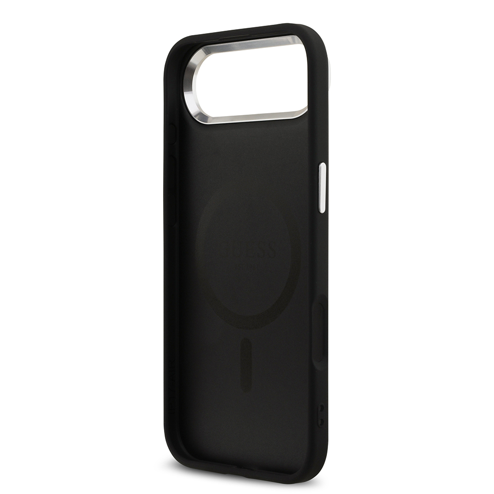 Apple iPhone 17 Air Kılıf Guess Orjinal Lisanslı M-safe Şarj Özellikli 4G Klasik Yazı Logolu Kapak - 15