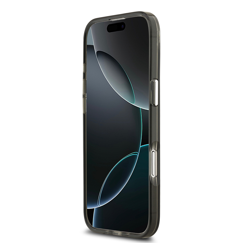 Apple iPhone 17 Air Kılıf Guess Orjinal Lisanslı M-safe Şarj Özellikli IML Baskılı Üçgen Logolu Metal Kamera Çerçeveli Kapak - 13