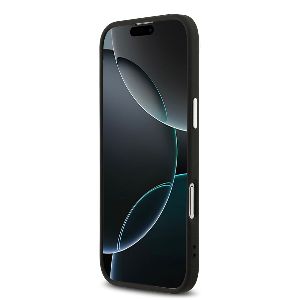 Apple iPhone 17 Air Kılıf Guess Orjinal Lisanslı M-safe Şarj Özellikli Klasik Yazı Logolu PU Deri Kapak - 13