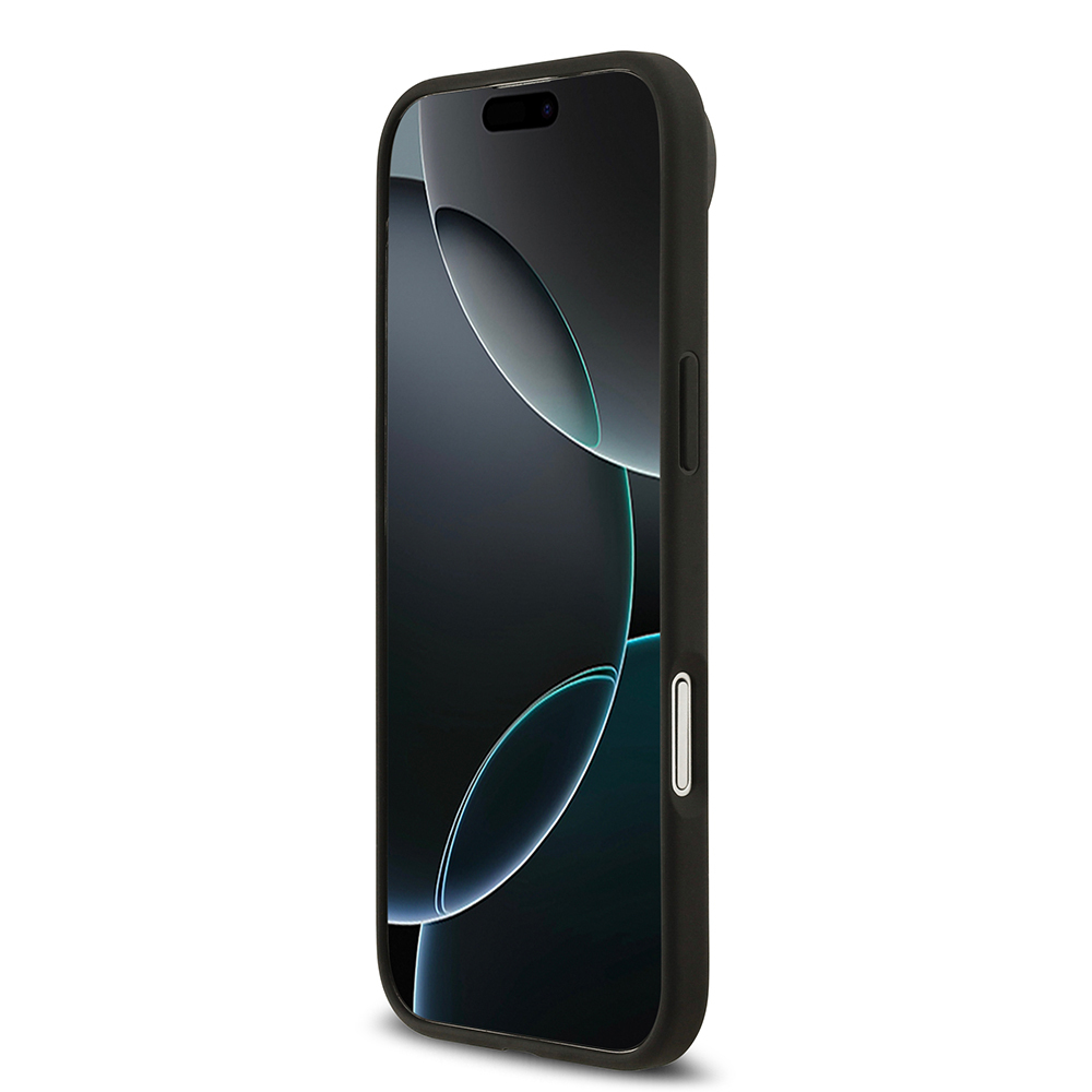 Apple iPhone 17 Air Kılıf Guess Orjinal Lisanslı M-safe Şarj Özellikli Yazı Logolu Circle Classic Kapak - 14