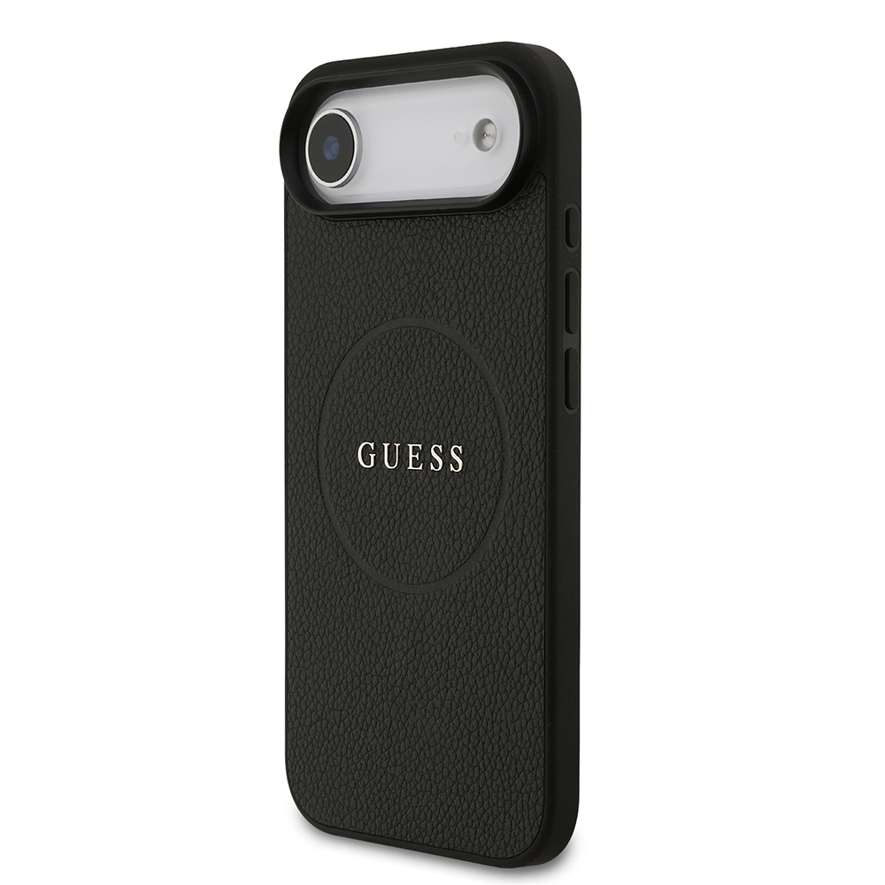 Apple iPhone 17 Air Kılıf Guess Orjinal Lisanslı M-safe Şarj Özellikli Yazı Logolu PU Deri Kapak - 9