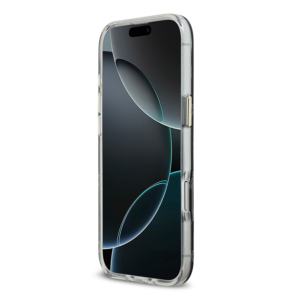Apple iPhone 17 Air Kılıf Guess Orjinal Lisanslı Metal Kamera Çerçeveli Simli Aynalı Kapak - 7