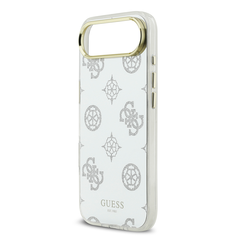 Apple iPhone 17 Air Kılıf Guess Orjinal Lisanslı Metal Kamera Çerçeveli Simli Aynalı Kapak - 8