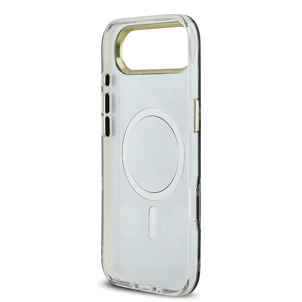 Apple iPhone 17 Air Kılıf Guess Orjinal Lisanslı Metal Kamera Çerçeveli Simli Aynalı Kapak - 9