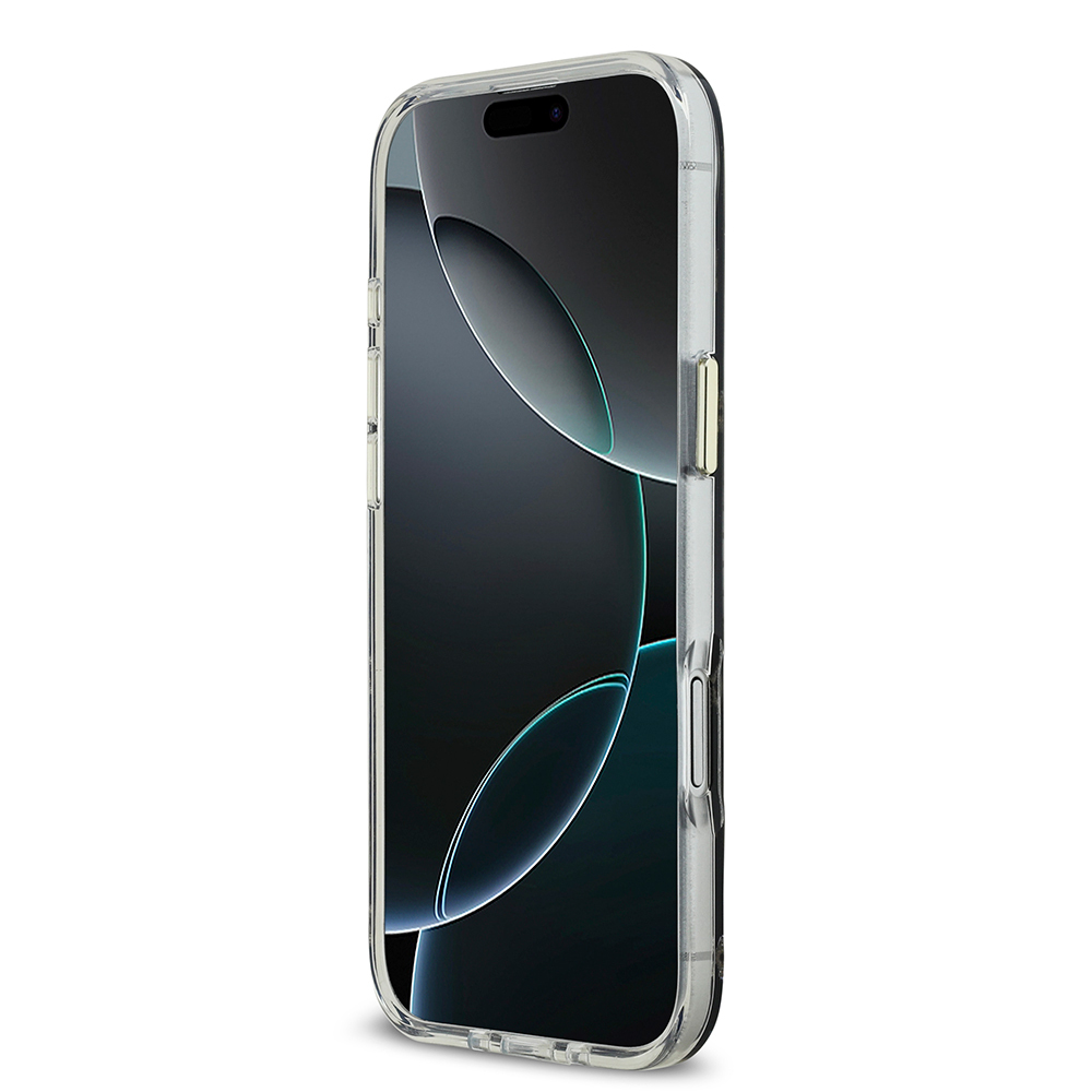 Apple iPhone 17 Air Kılıf Guess Orjinal Lisanslı Metal Kamera Çerçeveli Simli Aynalı Kapak - 14