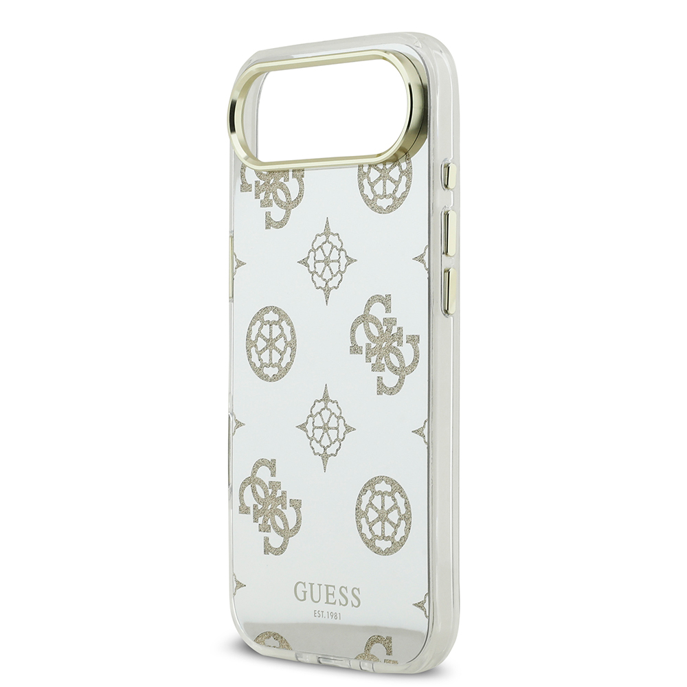 Apple iPhone 17 Air Kılıf Guess Orjinal Lisanslı Metal Kamera Çerçeveli Simli Aynalı Kapak - 15