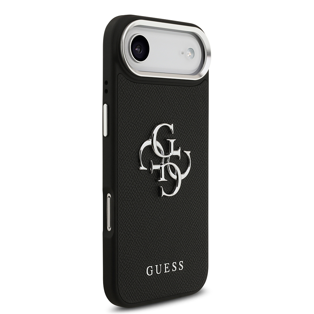Apple iPhone 17 Air Kılıf Guess Orjinal Lisanslı PU Deri 4G Büyük Metal Logo Dizaynlı Kapak - 5