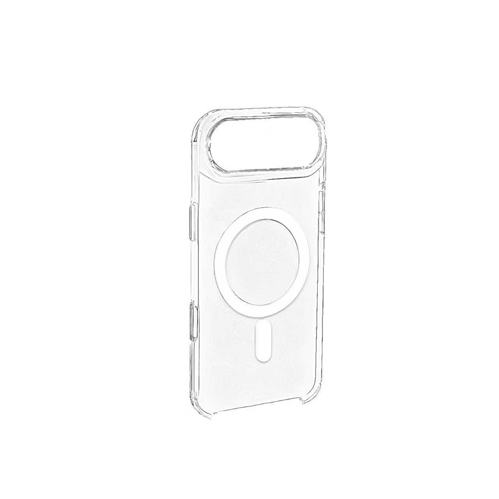 Apple iPhone 17 Air Kılıf IC Çipli Zore Wireless Şarj Özellikli Şeffaf Orjin Kapak - 3