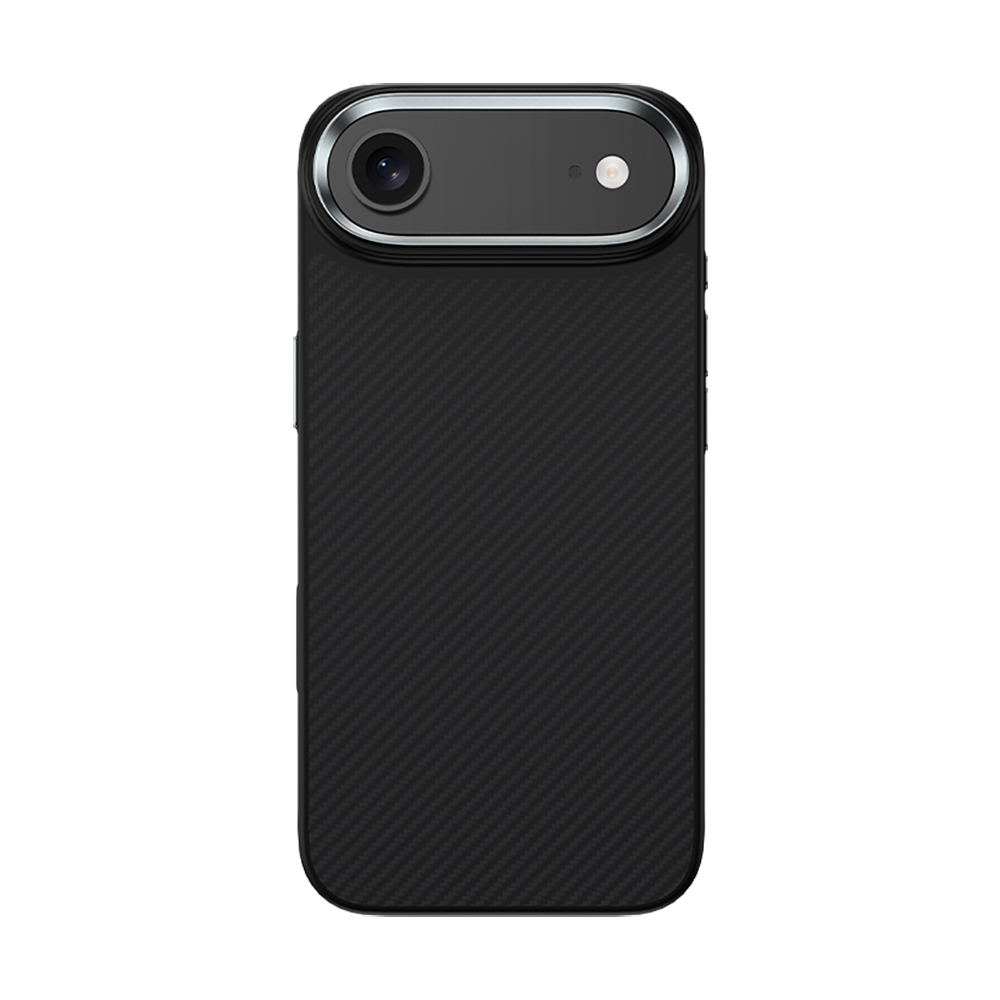Apple iPhone 17 Air Kılıf Karbon Fiber M-safe Şarj Özellikli Benks Hybrid ArmorPro 600D Kevlar Kapak - 2