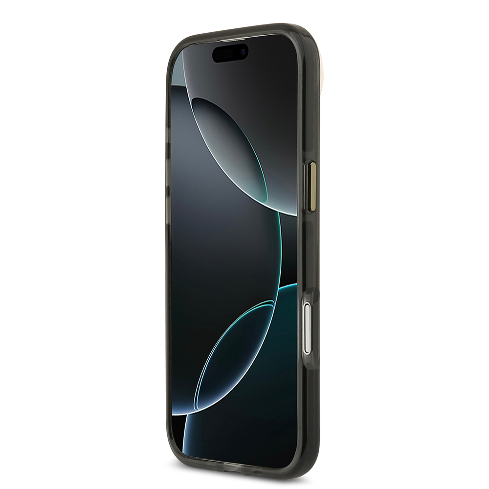 Apple iPhone 17 Air Kılıf Lacoste Orjinal Lisanslı M-safe Şarj Özellikli Gold Timsah Logolu Buzlu Kapak - 22