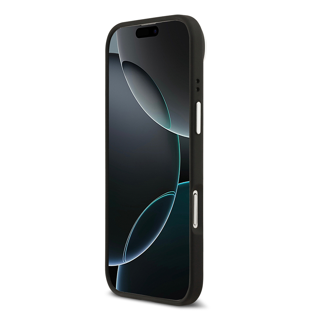 Apple iPhone 17 Air Kılıf Lacoste Orjinal Lisanslı M-safe Şarj Özellikli PU Pike Desenli Standlı Metal Logolu Kapak - 14