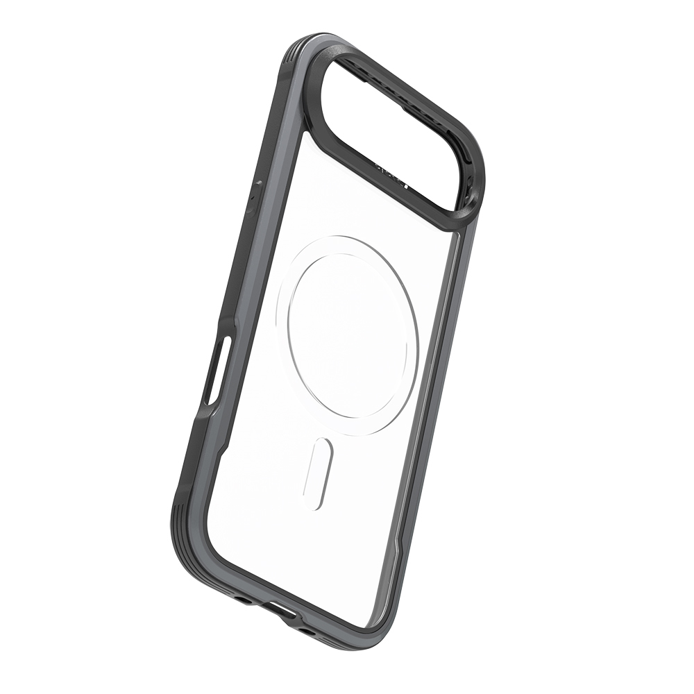Apple iPhone 17 Air Kılıf M-safe Şarj Özellikli Airbagli Raptic Shield Serisi Şeffaf Arka Yüzey Kapak - 12