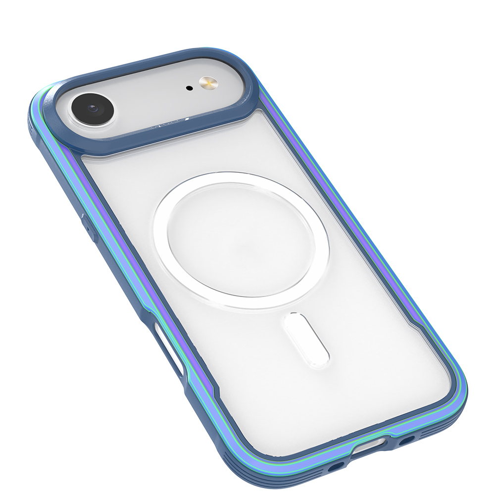 Apple iPhone 17 Air Kılıf M-safe Şarj Özellikli Airbagli Raptic Shield Serisi Şeffaf Arka Yüzey Kapak - 5