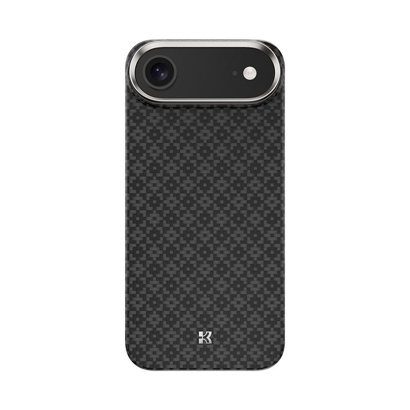 Apple iPhone 17 Air Kılıf M-Safe Şarj Özellikli Benks ArmorAir ArmorGrid Serisi Kevlar Kapak - 3