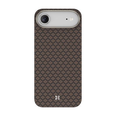 Apple iPhone 17 Air Kılıf M-Safe Şarj Özellikli Benks ArmorAir ArmorGrid Serisi Kevlar Kapak Gold