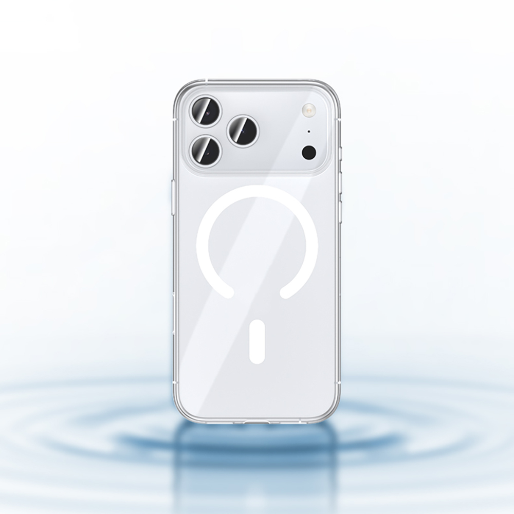 Apple iPhone 17 Air Kılıf M-safe Şarj Özellikli Benks ​​​​​​Crystal Serisi Şeffaf Kapak - 4