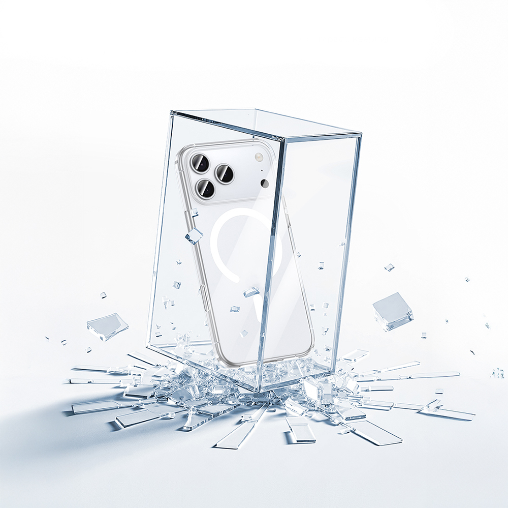 Apple iPhone 17 Air Kılıf M-safe Şarj Özellikli Benks ​​​​​​Crystal Serisi Şeffaf Kapak - 7