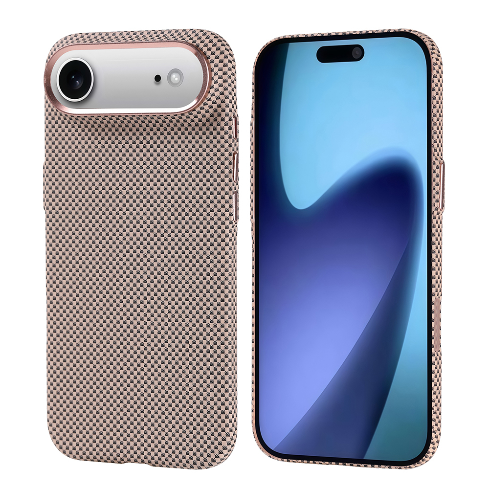Apple iPhone 17 Air Kılıf M-safe Şarj Özellikli Karbon Fiber Görünümlü Zore Nekst Kapak - 3