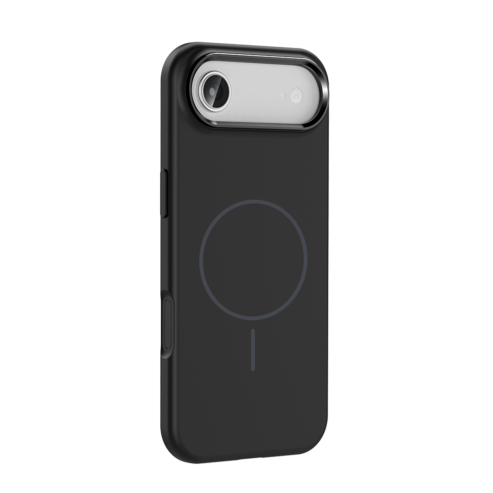 Apple iPhone 17 Air Kılıf M-Safe Şarj Özellikli Metal Kamera Çerçeveli Zore Edi Silikon Kapak - 8