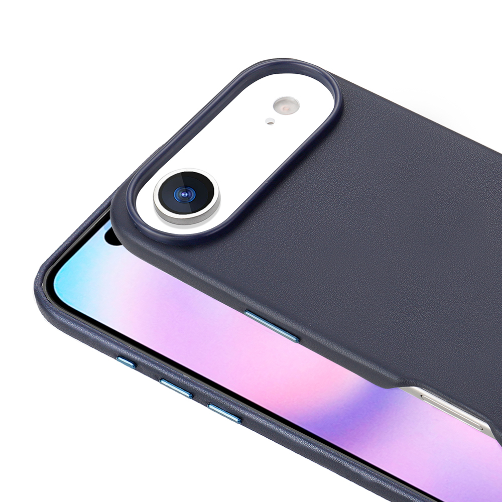 Apple iPhone 17 Air Kılıf M-safe Şarj Özellikli PU Deri Görünümlü Zore Kupra Kapak - 15