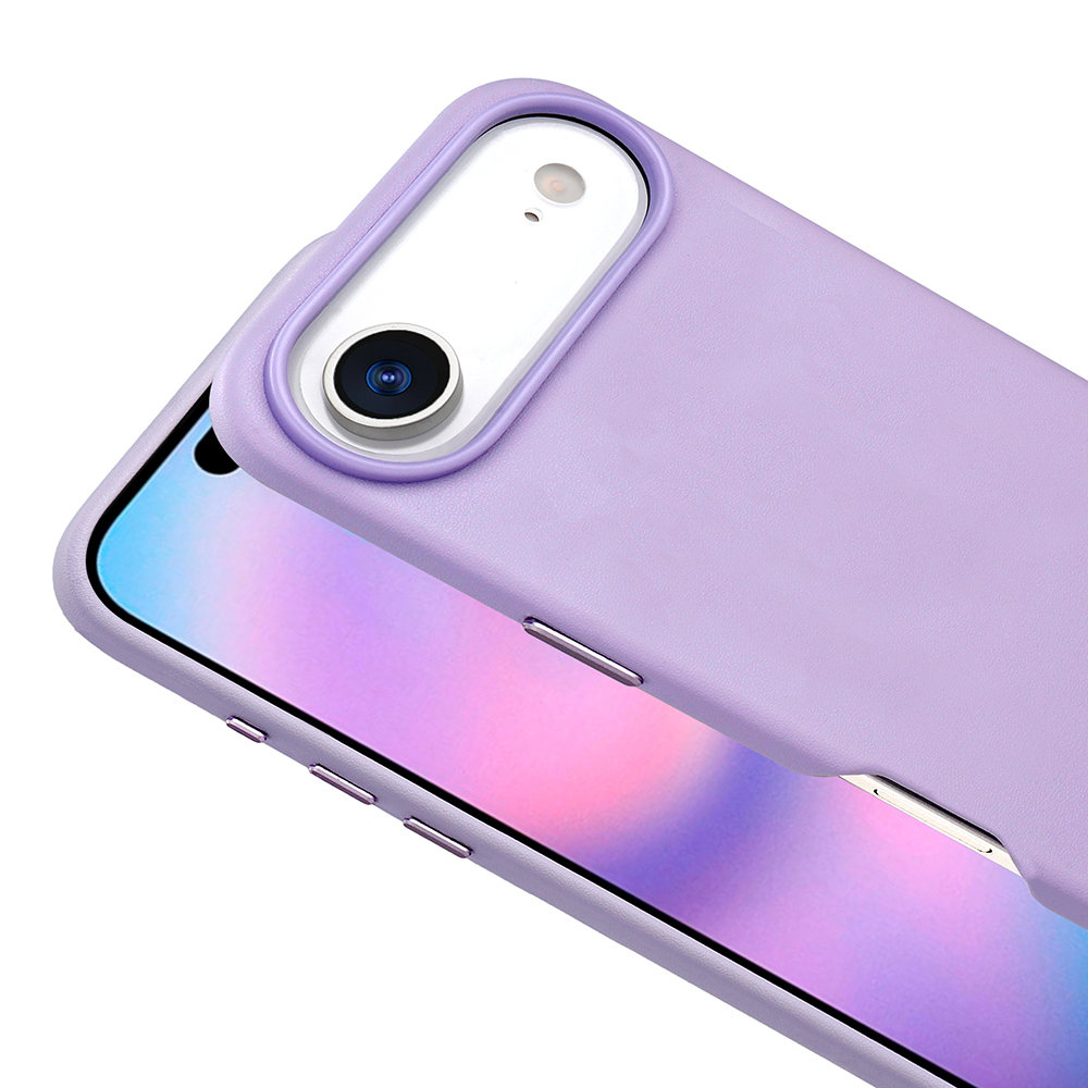 Apple iPhone 17 Air Kılıf M-safe Şarj Özellikli PU Deri Görünümlü Zore Kupra Kapak - 17