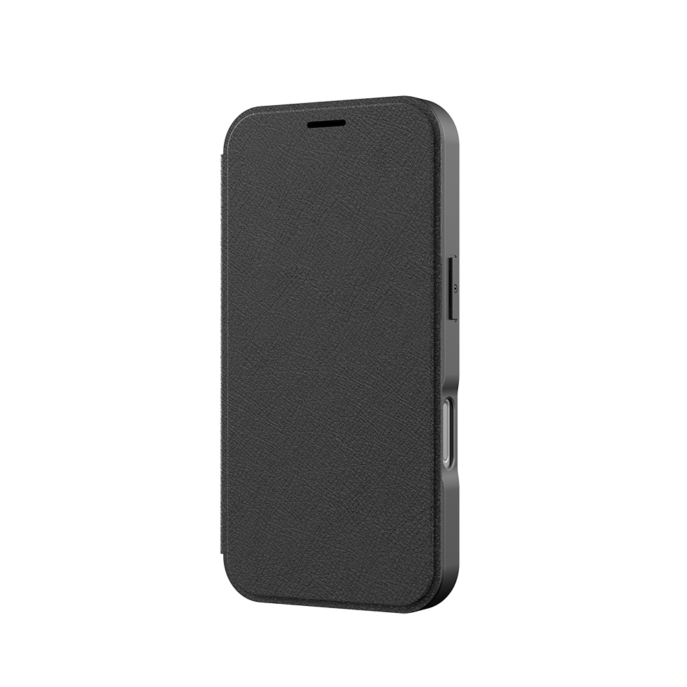 Apple iPhone 17 Air Kılıf M-Safe Şarj Özellikli Raptic Air Folio Şeffaf Kartlıklı Kapaklı Kılıf - 4