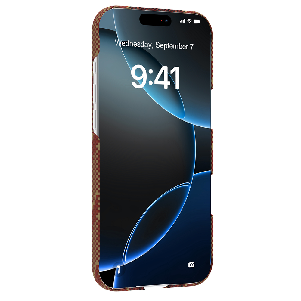 Apple iPhone 17 Air Kılıf M-safe Şarj Özellikli Raptic Aramid Skin Bionic Serisi Kapak - 9