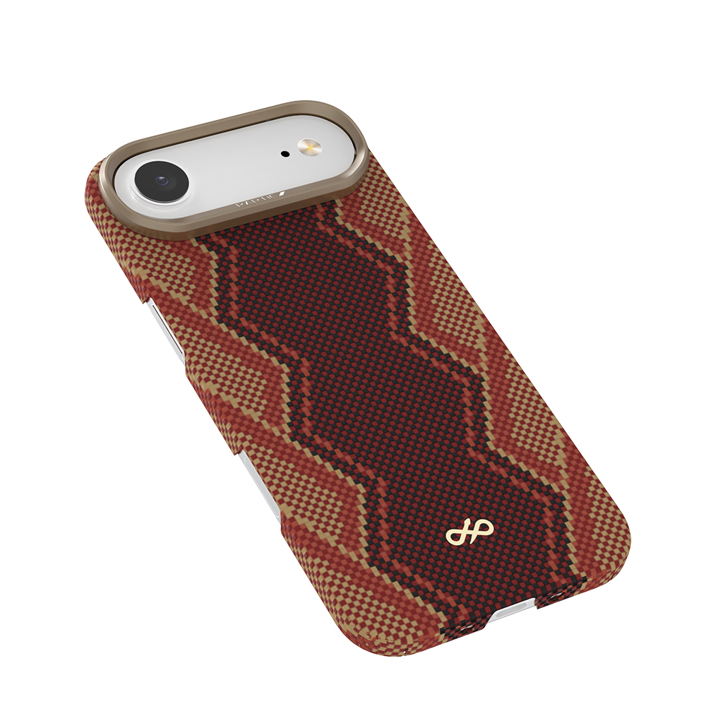 Apple iPhone 17 Air Kılıf M-safe Şarj Özellikli Raptic Aramid Skin Bionic Serisi Kapak - 3