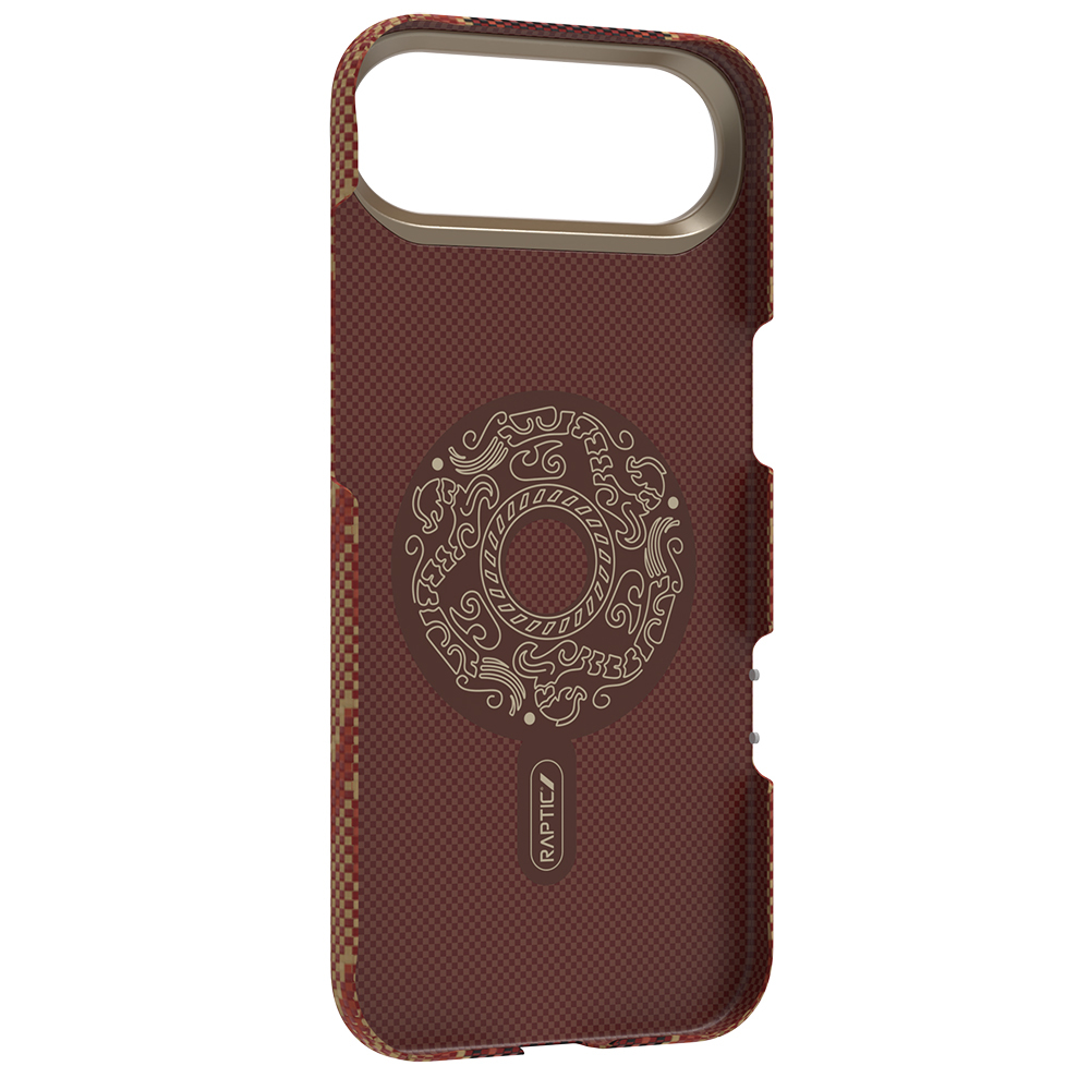 Apple iPhone 17 Air Kılıf M-safe Şarj Özellikli Raptic Aramid Skin Bionic Serisi Kapak - 4