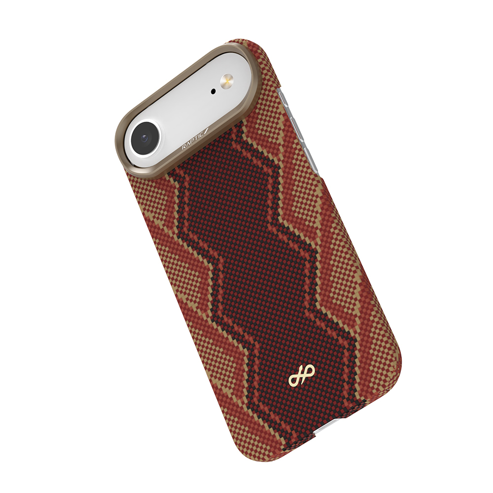 Apple iPhone 17 Air Kılıf M-safe Şarj Özellikli Raptic Aramid Skin Bionic Serisi Kapak - 6