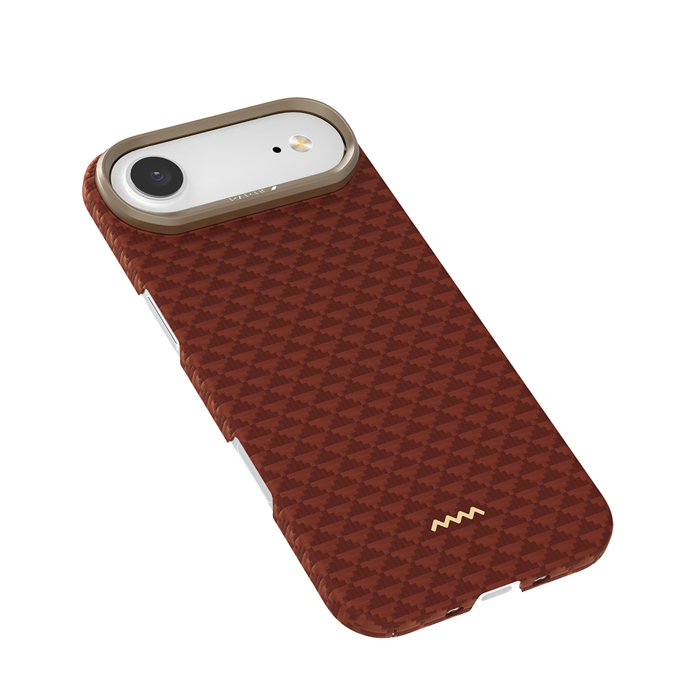 Apple iPhone 17 Air Kılıf M-safe Şarj Özellikli Raptic Aramid Skin Origin Serisi Kapak - 5