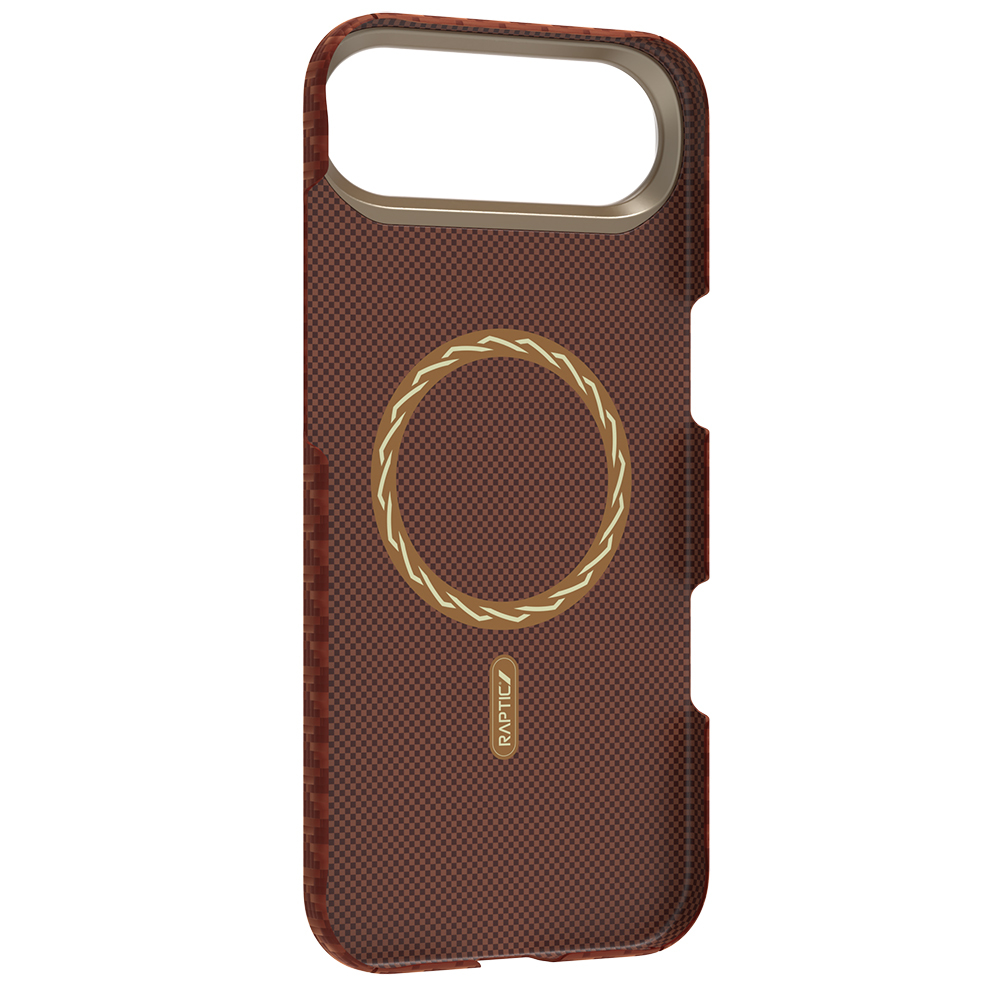 Apple iPhone 17 Air Kılıf M-safe Şarj Özellikli Raptic Aramid Skin Origin Serisi Kapak - 14