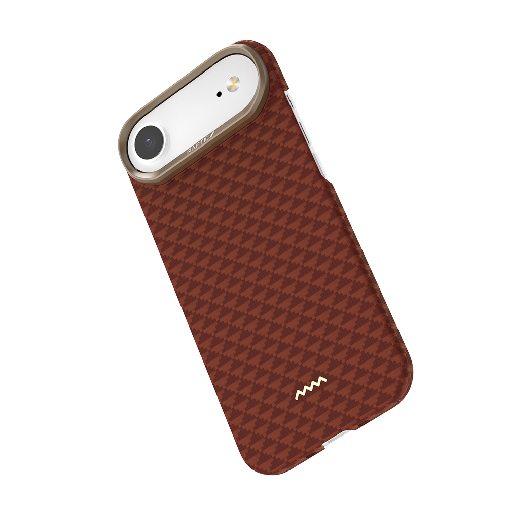 Apple iPhone 17 Air Kılıf M-safe Şarj Özellikli Raptic Aramid Skin Origin Serisi Kapak - 6