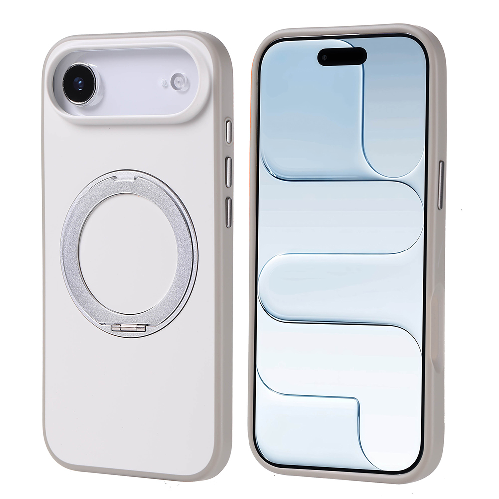 Apple iPhone 17 Air Kılıf M-Safe Şarj Özellikli Standlı Zore Proton Silikon Kapak - 1