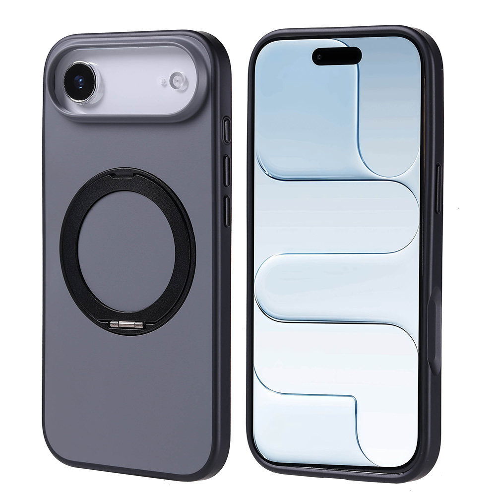 Apple iPhone 17 Air Kılıf M-Safe Şarj Özellikli Standlı Zore Proton Silikon Kapak - 4
