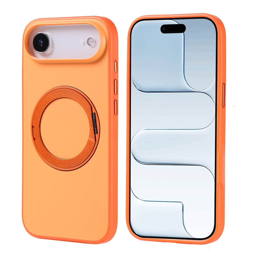 Apple iPhone 17 Air Kılıf M-Safe Şarj Özellikli Standlı Zore Proton Silikon Kapak - 3