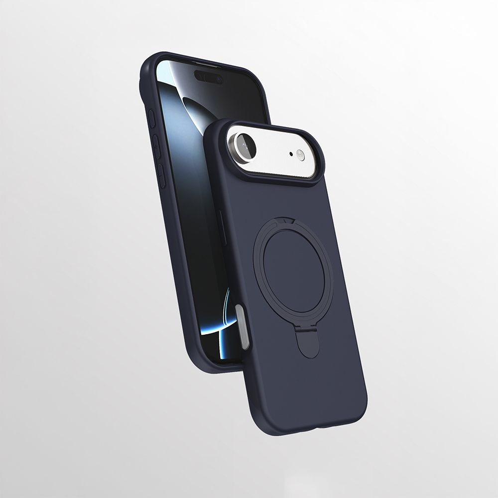Apple iPhone 17 Air Kılıf M-safe Şarj Özellikli Standlı Zore Samara Kapak - 7