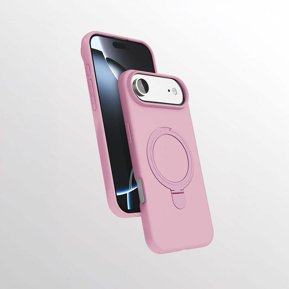 Apple iPhone 17 Air Kılıf M-safe Şarj Özellikli Standlı Zore Samara Kapak - 6